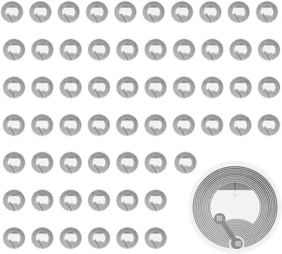 Productafbeelding van 60 stuks NFC - Tagstickers - Programmeerbare NFC - Tagstickers - Ntag213-144 byte geheugen - NFC - Chip - 25 mm tag NFC - Kaarten voor alle NFC