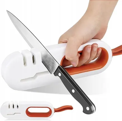 Produktbild von 4-in-1 Messerschärfer rutschfester Küchenhelfer für Messer & Scheren