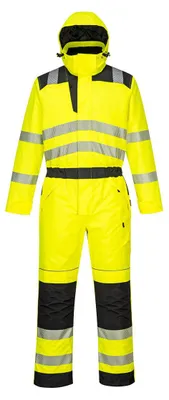 Image de Portwest PW352 PW3 Hi-Vis Winteroverall Jaune/Noir Gr. XL