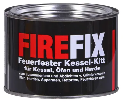 Produktbild von FIREFIX Kesselkitt, 500 g, hitzebeständig bis 1.000 °C