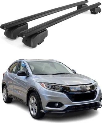 Obrázok produktu pre Strešné nosiče priečne pre Honda HR-V 2014-2020 hliník čierny ABE
