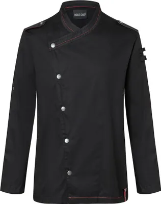 Produktbild von KARLOWSKY Herren Kochjacke ROCK-CHEF® Langarm Regular Schwarz 72