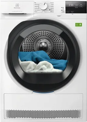 Obrázok produktu pre Electrolux EW7H28B, Voľne stojaci, Predné plnenie, Tepelné čerpadlo, Biela, Otočné, Dotyk, Pravý