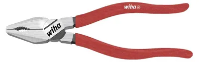 Productafbeelding van Wiha combinatietang, lengte 180mm, gepolijst, Dynamicjoint met kunststof handgrepen, snijkanten inductief gehard - 26706