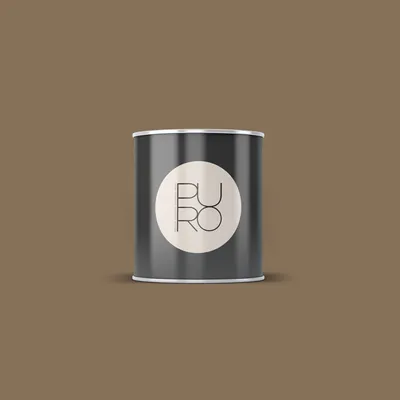 Produktbild von Wandfarbe Braun | PURO Neutral Brown | Exklusive Innendispersion Hohe Farbintensität | 2.5 Liter
