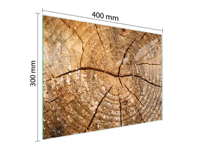 Produktbild von Schneidebrett Herdabdeckplatte Multiglasschneidplatte 40x30 cm Holz Braun