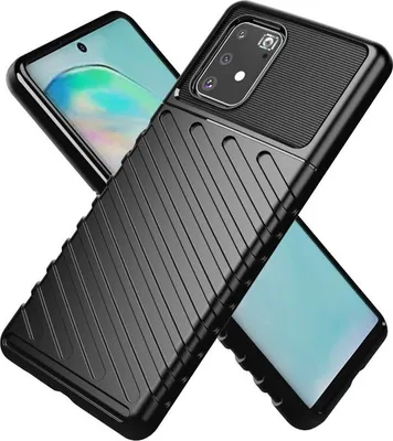 Obrázok produktu pre cofi1453® Hybrid Armor Case Ochranné puzdro "Thunder" Case Bumper Cover Puzdro na mobilný telefón Matt Cover Robustný protišmykový kryt kompatibilný s Huawei P40 Lite E