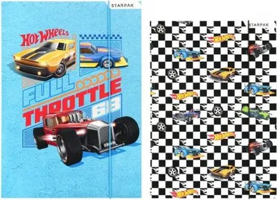 Produktbild von A4 Hot Wheels v2 elastische Mappe Starpak