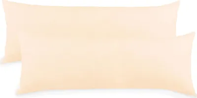 Produktbild von Doppelpack BeBasic Bezug 40x120 natur Mikrofaser Jersey Reißverschluss