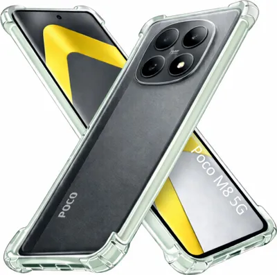 Produktbild von Hülle für Xiaomi POCO M8 5G - Stoßfeste Transparent Handyhülle Kratzfest Schutzhülle Ultra Dünn Phonillico®
