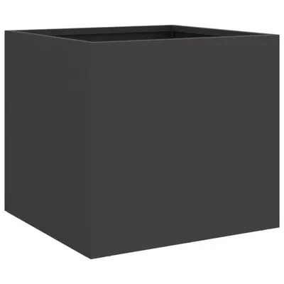 Obrázok produktu pre vidaXL Kvetináč čierny 32x30x29 cm oceľ