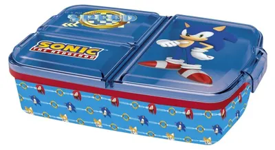 Immagine prodotto di Sonic the Hedgehog: contenitore per il pranzo a scomparti multipli,