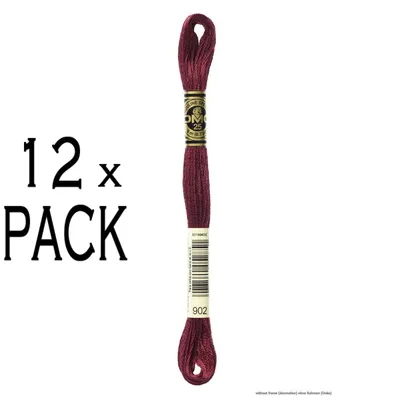 Productafbeelding van 12x DMC Borduurgaren Mouline Special 117MC -902, 6 strengen, 8m