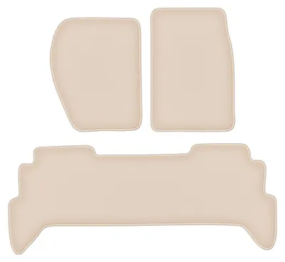 Productafbeelding van Velours automatten voor Land Rover Discovery I 1989-1998 – 3-delig, beige, op maat – Wielganizator FORTUNA