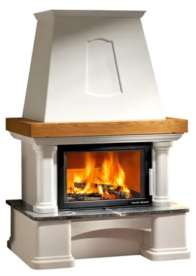 Produktbild von Kachelofen Haas & Sohn Genf III Ruivina grau 8 kW