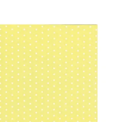Produktbild von 20 kleine Cocktailservietten Mini Dots yellow/white - Mini-Punkte gelb/weiß 25x25cm
