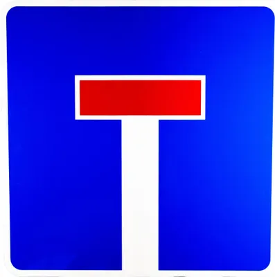 Produktbild von ORIGINAL Verkehrsschild Nr. 357 " Sackgasse " 600 mmØ nach StVO und RAL-Gütebedingungen Verkehrszeichen Schild Straßenschild Verkehrsschilder Verkehrsschild Straßenzeichen Ende Einfahrt Verbot