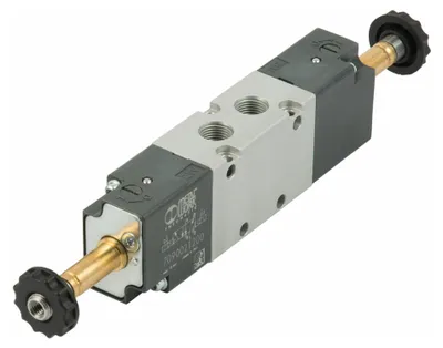 Produktbild von Riegler 5/2-Wegeventil »BASIC«, elektropmatisch, bistabil, G 1/8