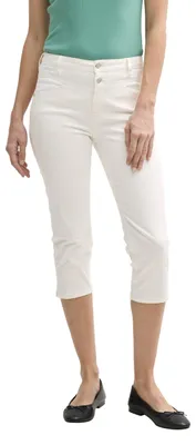 Productafbeelding van Tom Tailor damesbroek, model TTKATE, slim fit capri jeans