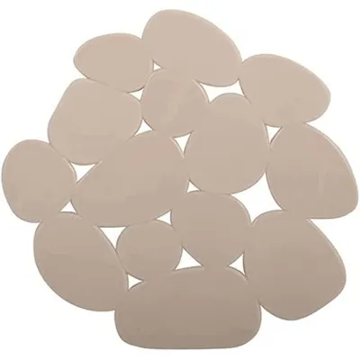 Produktbild von MSV 3700703952190, Rutschfeste Badematte, Erwachsene, Beige, PVC, 120 mm, 130 mm