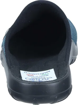 Produktbild von Fly Flot Herren Hausschuh Pantoffel mit Rauten Muster und leichter Sohle 220063, Größe:46 EU, Farbe:Blau