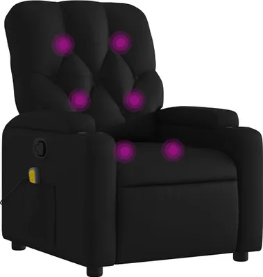 Produktbild von vidaXL Massage-Relaxsessel, Kunstleder, Schwarz
