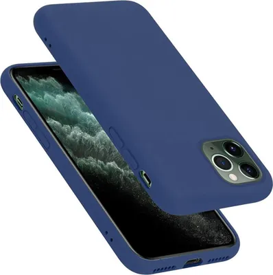 Produktbild von Cadorabo Schutzhülle für Apple iPhone 11 PRO MAX Hülle in Blau Handyhülle Case Cover TPU Etui