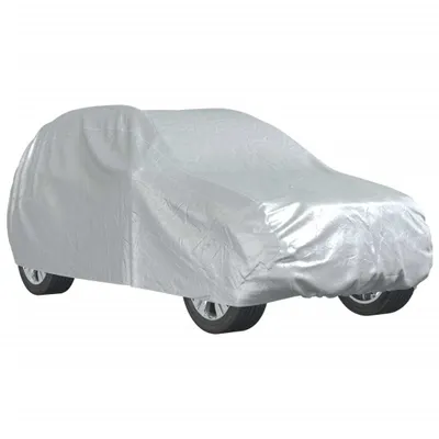 Obrázok produktu pre Plachta na auto pre SUV s popruhmi plná strieborná L