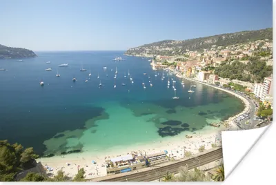 Produktbild von MuchoWow® Poster Strand - Meeresküste - Nizza 120x80 cm - Bilder
