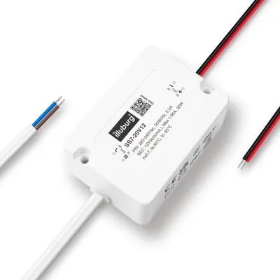 Image de Transformateur LED illuburg 12 V 20 W, étanche IP67, sans scintillement, pour ruban LED, alimentation électrique LED