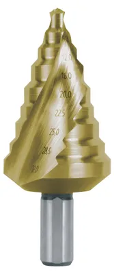 Produktbild von Ruko Stufenbohrer Durchmesser 6-32mm Größe 12 HSS-TiN - 101096T