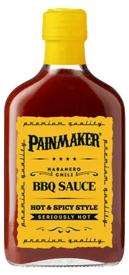 Produktbild von Painmaker Habanero Chili BBQ Sauce für Gegrilltes Gebratenes 195ml