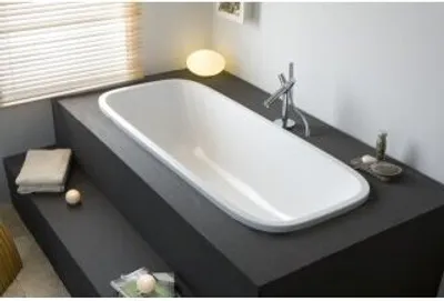 Produktbild von Hoesch SingleBath Uno Ovalbadewanne 1766 x 750 mm weiß - 3687.010