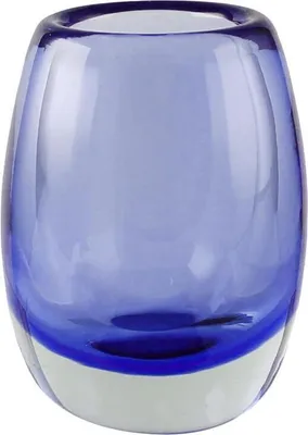 Produktbild von Kaheku Vase Mattia kobaltblau Durchmesser 10,5 cm, Höhe 12 cm 1182002653