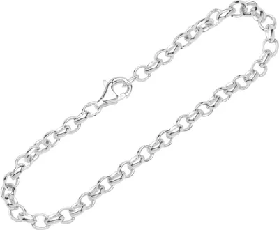 Produktbild von Armband 925 Sterling Silber 19cm Erbskette oval Damen designer Armbandkette Neu