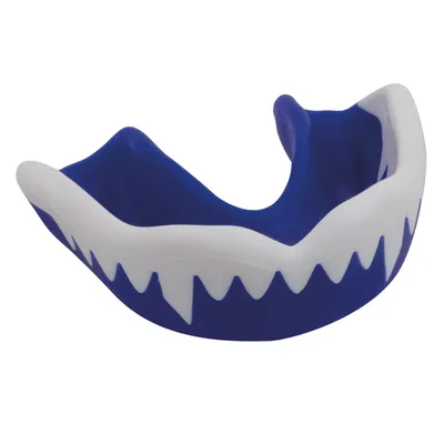 Image de Protège-dents Gilbert Zahnschutz Viper, bleu/blanc - Protège-dents pour adultes, boîte de 10 pièces