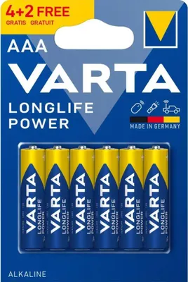 Immagine prodotto di Batteria Varta 4903121436 AAA 6 UDS
