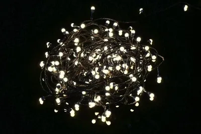 Zdjęcie produktu dla Maxi lampki choinkowe LED 8mm 200 ciepłe biało-zielone 20m zewnętrzne BA11777 xmas