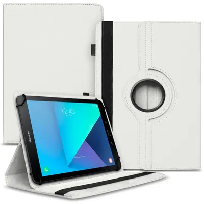 Produktbild von Tablet Hülle für SAMSUNG Galaxy Tab S10 Lite Tasche Schutzhülle Case 360 CoverFarbe 360 Uni:Weiss