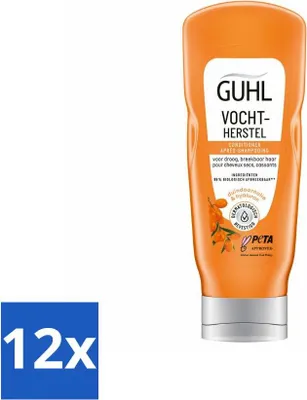 Productafbeelding van Guhl - Crème-conditioner - Hydratatiebalans - 200 ml - Voordeelverpakking - 12 stuks
