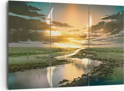Produktbild von Bild auf Leinwand - Leinwandbild - natur natur - 165x110cm - Wand Bild - Wanddeko - Wandbilder - Leinwanddruck - Bilder - Kunstdruck - Wanddekoration - Leinwand bilder - Wandkunst - CE165x110-4042