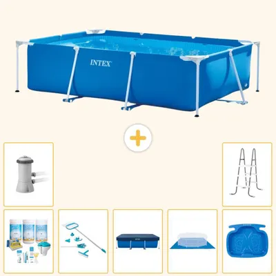 Productafbeelding van Rechthoekig zwembad - 300x200x75 cm - 8-delig - Model S20050