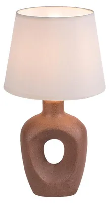 Immagine prodotto di Rabalux 74080 Lampade da tavolo Madelor marrone Vetroceramica E14