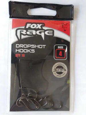 Produktbild von Fox Rage Dropshot Armapoints Haken - 10 Dropshothaken, Größe:10