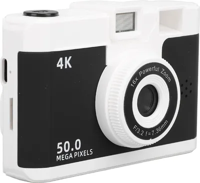 Obrázek produktu pro Digitální fotoaparát 1080P 50 MP HD s dvojitým objektivem Bezdrátový 16x zoom Kompaktní fotoaparát proti otřesům s MP3 hrami pro fotografování Video Vlogování Černá barva