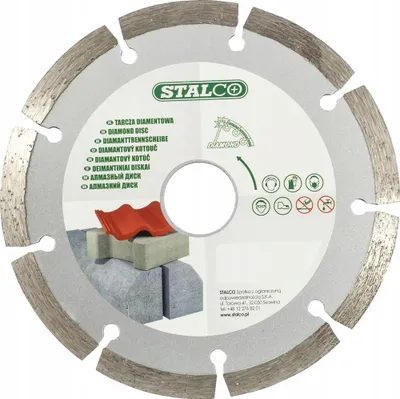 Imagen del producto de STALCO, disco de corte segmentado de diamante, 115 mm, modelo S-30011
