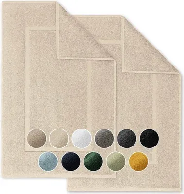 Immagine prodotto di Tappetino da bagno Unyqoos® 51 x 79 cm, 1200 g/m² – estremamente morbido e altamente assorbente, OEKO-TEX Standard 100 (n. 20.0.23116), lavabile a 40°C, adatto all'asciugatrice, disponibile singolarmente o in set da 2, in 15 colori