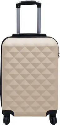 Obrázek produktu pro vidaXL Hard Shell Trolley Golden ABS