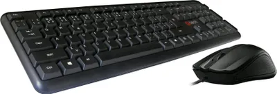 Produktbild von Klaviatur C-TECH KBM-102, verdrahtet Combo Set mit einer Maus, USB, CZ/SK