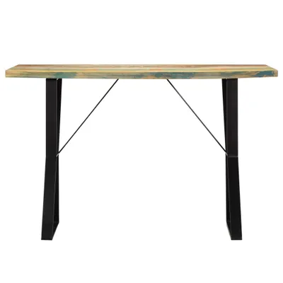 Image de Table de salle à manger 120x60x76 cm Vieux bois massif